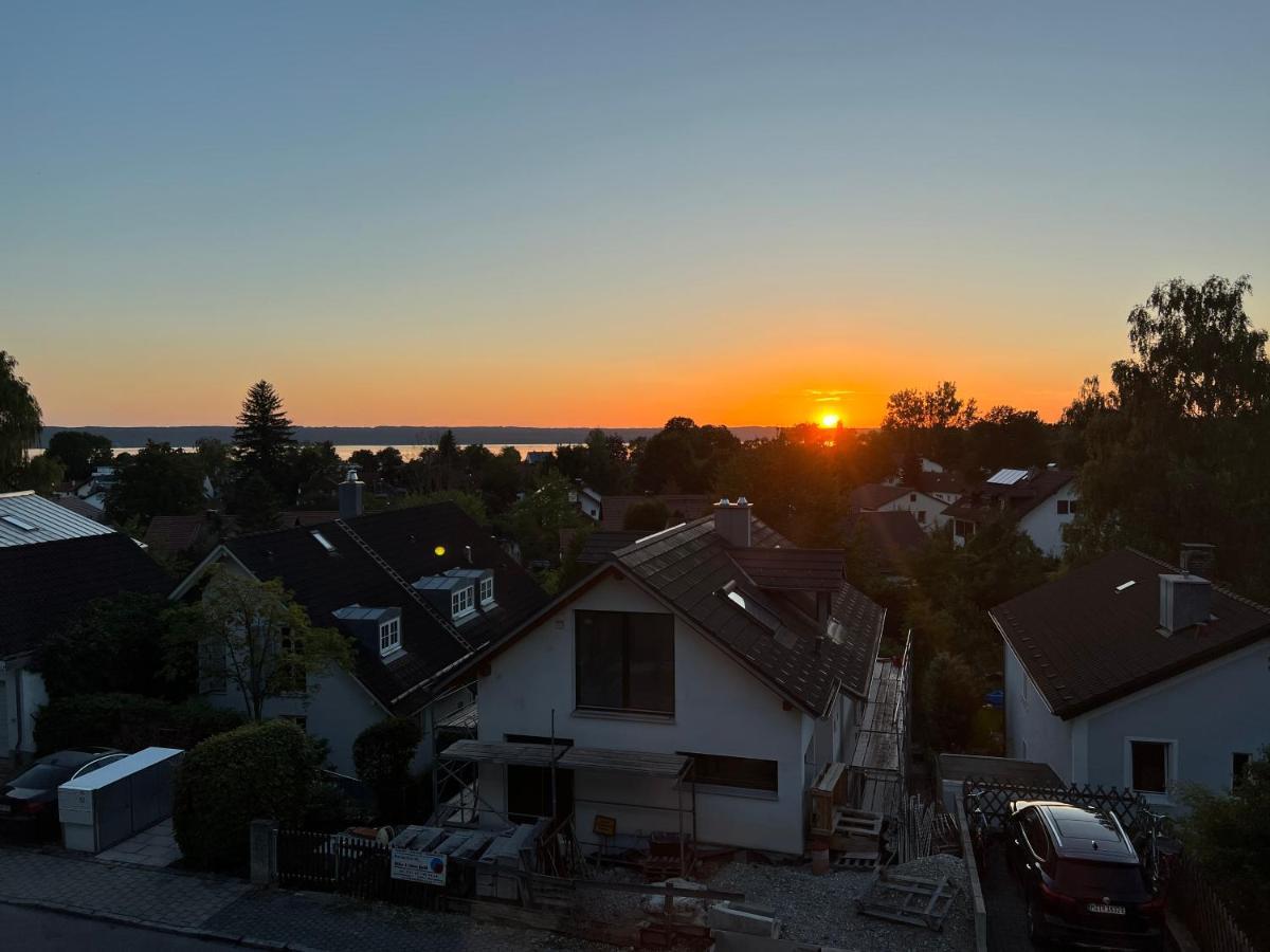 Sunset I Lakeview I Bbq Ღliboria Herrsching am Ammersee Exterior photo